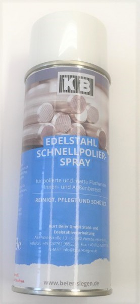 Edelstahl-Schnell-Polier Spray